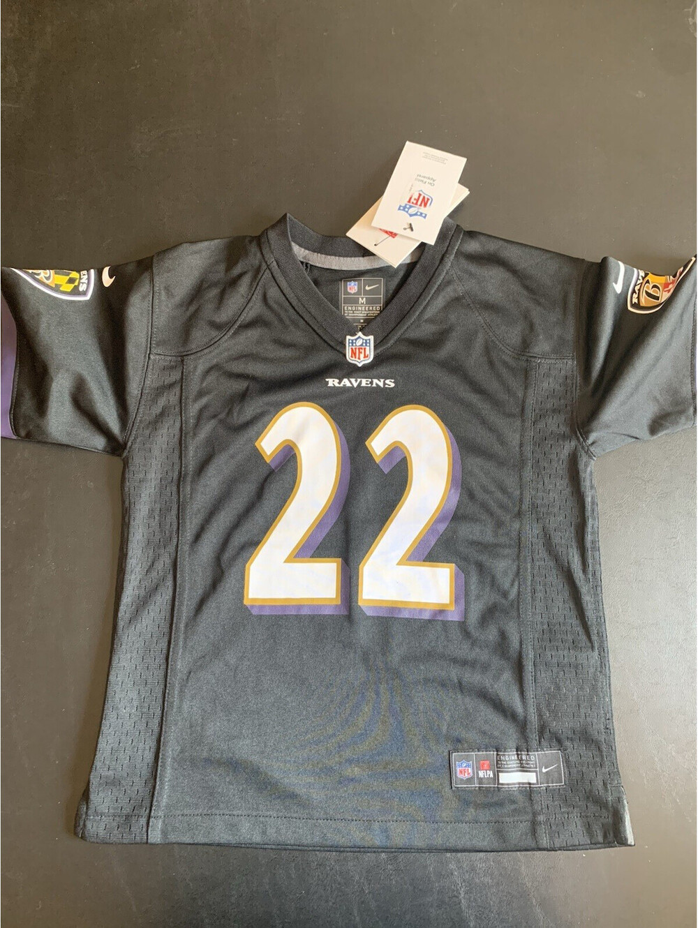 Nike On Field NFL Baltimore Ravens Henry Derrik Youth Jersey Black Medium NWT
